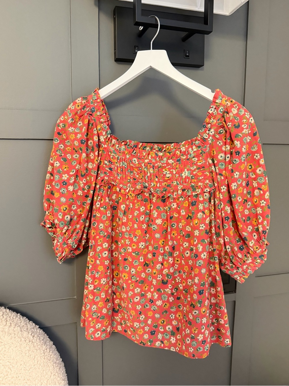 Dôen Top in Poppy Tasha Floral